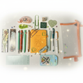 Citrus Garden Bundle – Orange & Green Handcrafted Stationery Gift